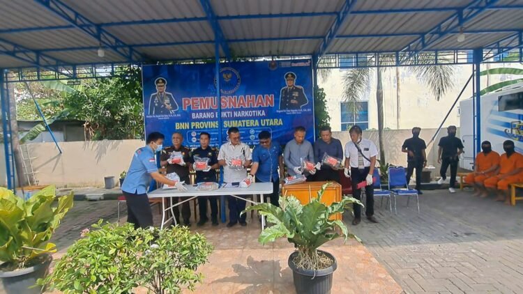 Sebulan, BNN Sumut Ungkap 12 Kasus, Ratusan Ribu Anak Bangsa Terselamatkan