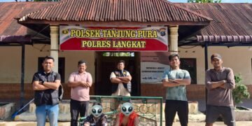 Dua Rayap Besi di Ringkus Polsek Tanjung Pura di Tempat Terpisah