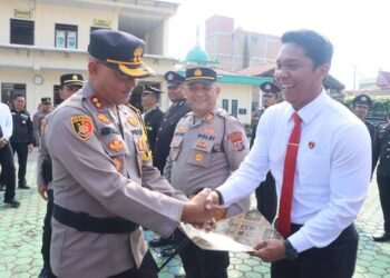 Tiga Pimpinan Satreskrim Polres Karo Terima Penghargaan atas Pengungkapan 7 Kasus Pembunuhan