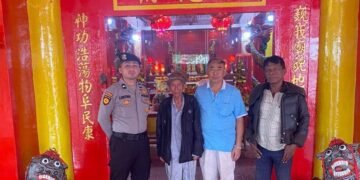Polres Tanah Karo Amankan Ibadah Imlek 2577 Kongzili di Vihara Budi Luhur Kabanjahe
