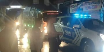 Polsek Mardingding Monitoring Patwal Bantuan Sembako Wakapolri Lintasi Wilayah Tanah Karo