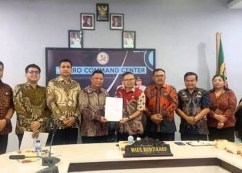 Pemkab Karo Tegaskan Komitmen Transparansi Keuangan dalam Entry Meeting BPK