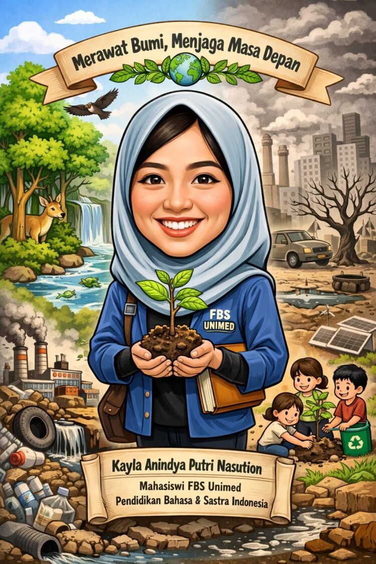 Ketua TP PKK Kabupaten Langkat Apresasi Puisi “Merawat Bumi, Menjaga Masa Depan”