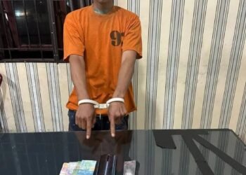 Polsek Berastagi Gerebek Gedung Kosong, Seorang Pria Diamankan dengan Barang Bukti Sabu 0,81 Gram