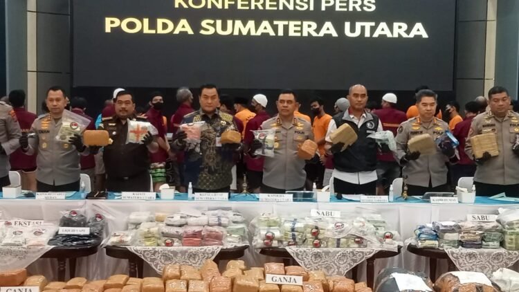 Januari-Februari 2026, 1.118 Tersangka Narkoba Diamankan, Sita 179 Kg Sabu