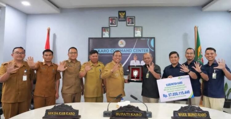 Pembayaran Manfaat BPJS Ketenagakerjaan di Karo Capai Rp57,05 Miliar pada 2025