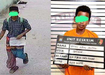 Modus Minta Sedekah, Pria Ini Gasak HP di Teras Rumah Warga Medan