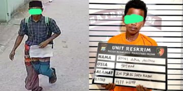 Modus Minta Sedekah, Pria Ini Gasak HP di Teras Rumah Warga Medan