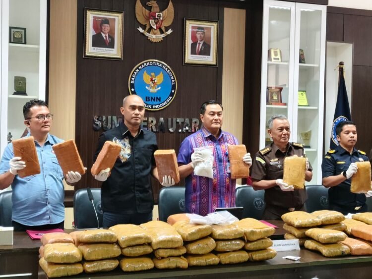 Sumut Peringkat Pertama Penggunaan Narkoba di Indonesia