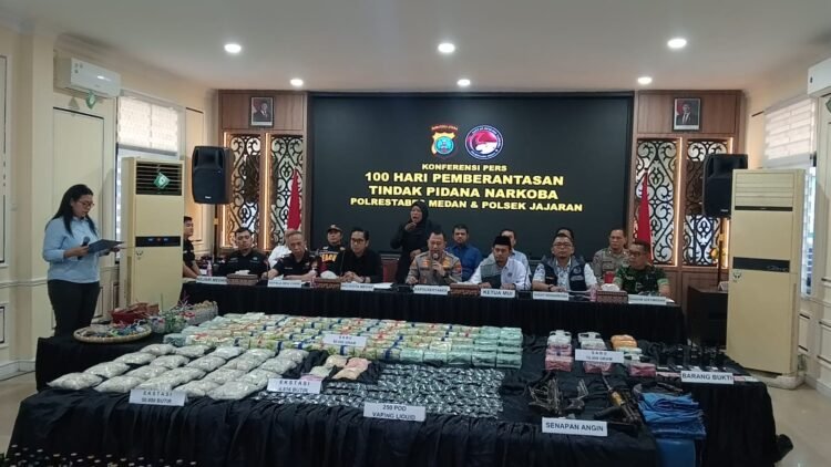Sindikat Narkoba Jaringan Internasional Ditangkap di Tanjung Balai-Asahan