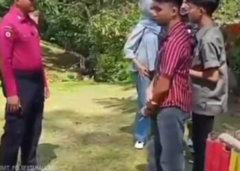 Patroli Dialogis di Objek Wisata, Sat Pamobvit Polres Tanah Karo Berikan Imbauan Kamtibmas
