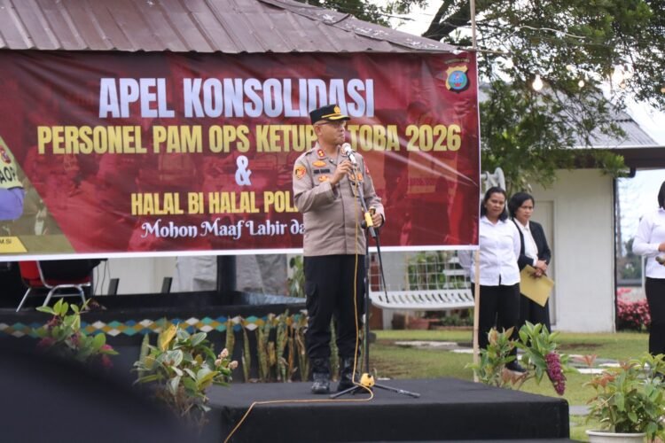 Apel Konsolidasi dan Halal Bihalal, Kapolres Karo : Bukti Soliditas Personel Jaga Kondusifitas Lebaran
