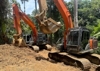 Polda Sumut Amankan 7 Pekerja Tambang Emas Ilegal di Madina dan 14 Escavator