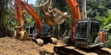 Polda Sumut Amankan 7 Pekerja Tambang Emas Ilegal di Madina dan 14 Escavator