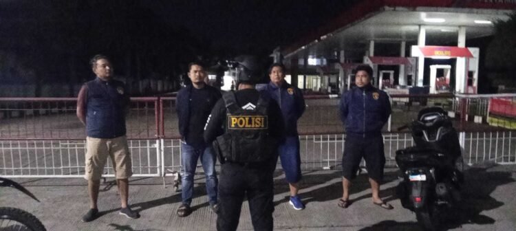 Antisipasi Tindak Kejahatan, Kasat Reskrim Polres Padang Lawas dan Personil Patroli Wilayah Rawan