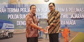Pertamina Patra Niaga Regional Sumbagut Perkuat Dukungan Operasional Polda Sumatera Utara melalui Kontrak Kerja Sama BBM dan Pelumas Non Subsidi Tahun 2026