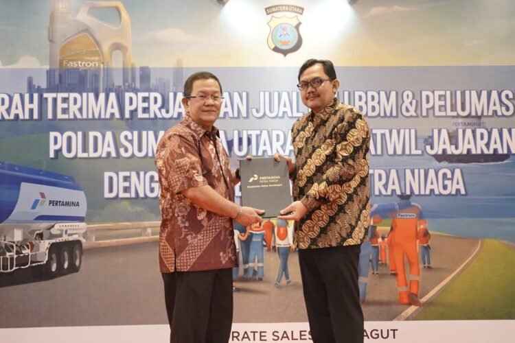 Pertamina Patra Niaga Regional Sumbagut Perkuat Dukungan Operasional Polda Sumatera Utara melalui Kontrak Kerja Sama BBM dan Pelumas Non Subsidi Tahun 2026