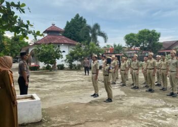 Kabag SDM Polres Padang Lawas Motivasi Pelajar SMA Taruna Bangsa Sibuhuan