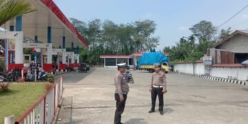 Antisipasi Antrean Panjang, Polsek Pancur Batu Amankan  SPBU  