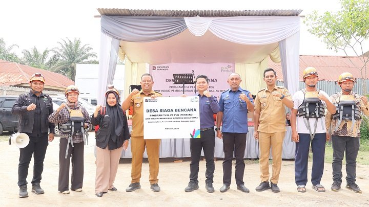 Tingkatkan Kesiapsiagaan Warga, PLN UIP Sumbagut Gelar Pelatihan Desa Siaga Bencana di Buntu Pane