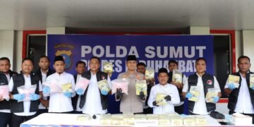 Polres Labuhanbatu Berhasil Ringkus 2 Kurir Bawa 31,5 Kg Sabu dan 30 Ribu Butir Pil Ekstasi