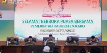 Momentum Ramadan, Bupati Karo Ajak Pererat Silaturahmi dalam Buka Puasa Bersama Pemkab Karo