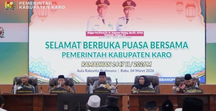 Momentum Ramadan, Bupati Karo Ajak Pererat Silaturahmi dalam Buka Puasa Bersama Pemkab Karo