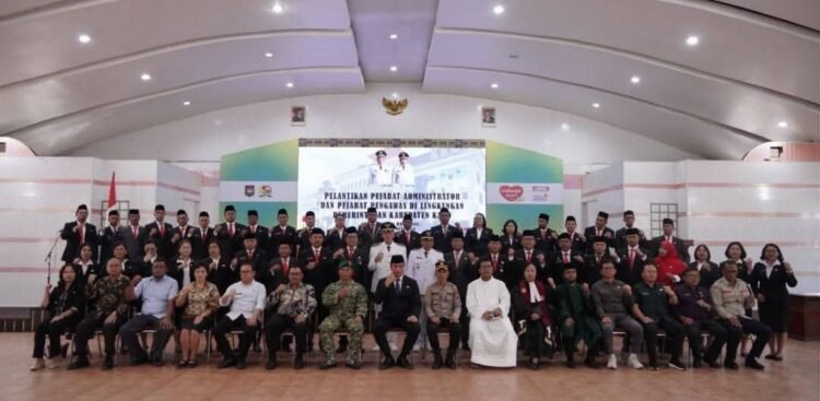 Sekda Kabupaten Karo Lantik 160 Pejabat Administrator dan Pengawas, Tegaskan Komitmen Pelayanan Publik