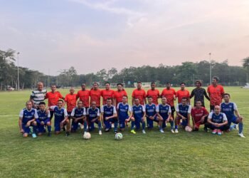 Menjaga Kebugaran, 77 FC Cukur Tim Polresta Deli Serdang 2-0