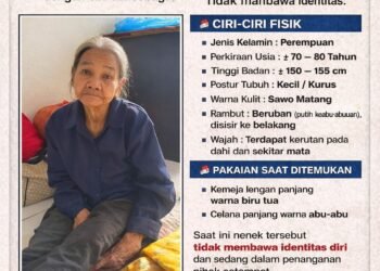 Nenek Tanpa Identitas Ditemukan di Wilayah Tanah Jawa, Polisi Imbau Warga Bantu Temukan Keluarga