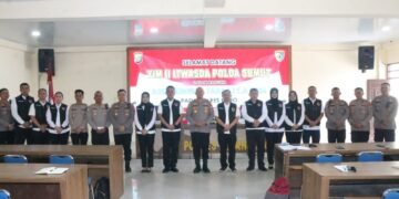 Polres Tanah Karo Terima Tim Itwasda Polda Sumut Dalam Audit Kinerja Tahap I