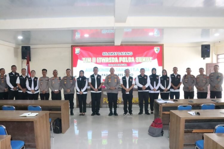 Polres Tanah Karo Terima Tim Itwasda Polda Sumut Dalam Audit Kinerja Tahap I