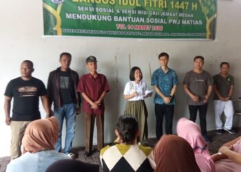 Sambut Idulfitri 1447 H, GKII Rumah Matias Salurkan 100 Paket Sembako untuk Warga Pulo Brayan