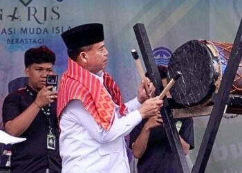 Bupati Karo Tabuh Bedug, Resmi Buka Tabuh Bambu dan Bedug Festival ke-18 di Berastagi
