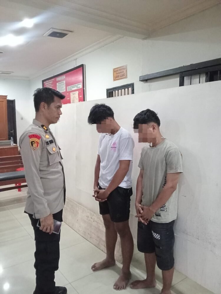 Dua Pelaku Curanmor Ditangkap Polsek Medan Kota, Motor Curian Dijual Rp4 Juta