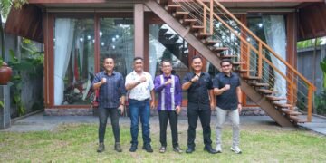 Momen Hangat, Wakil Wali Kota Medan Terima Kunjungan Danyon Parako 463 Pasgat