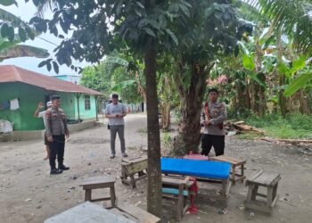 Respons Aduan Warga, Polsek Medan Tembung Cek Lokasi Dugaan Judi di Sei Rotan