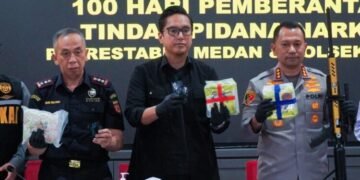 100 Hari Berantas Narkoba, Wali Kota Medan Apresiasi Kinerja Kapolrestabes dan Jajarannya