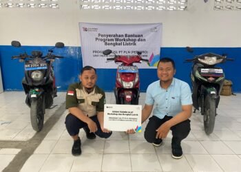 PLN UID Sumut Luncurkan Program Bengkel Listrik, Motor Konversi Resmi Berpelat Biru