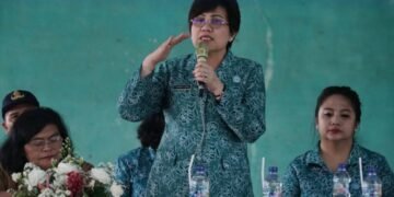 Dongkrak Ekonomi Keluarga, Ketua TP PKK Karo Pimpin Pembinaan UP2K di Desa Mulawari ​