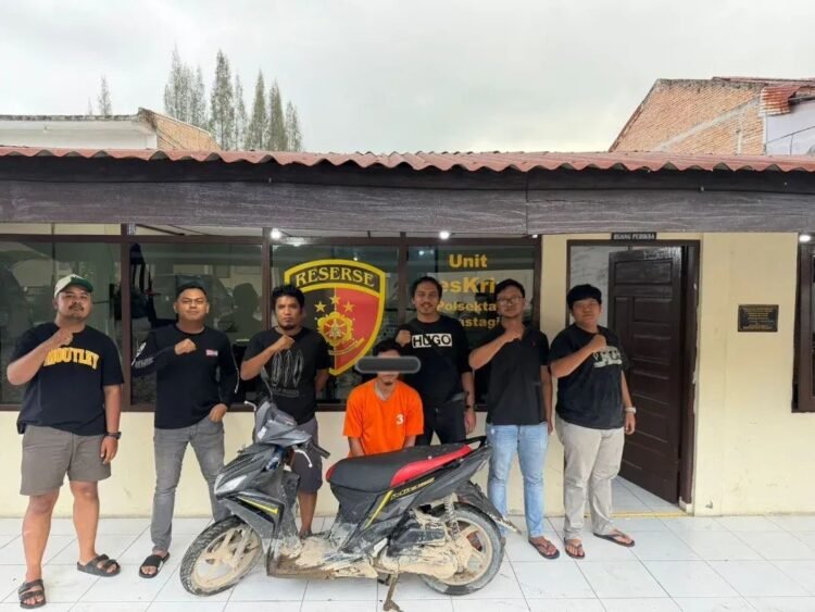 Polsek Berastagi Ungkap Kasus Curanmor, Pelaku Ditangkap Saat Tertidur di Gubuk