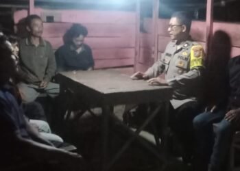 Bhabinkamtibmas Polsek Padang Tualang Intensifkan Pengecekan Satkamling