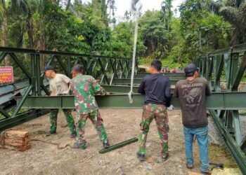 Pangdam I/BB Hadiri Ground Breaking Jembatan Perintis di Kab. Langkat