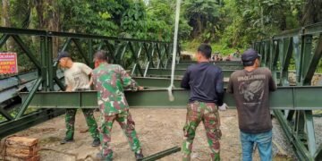 Pangdam I/BB Hadiri Ground Breaking Jembatan Perintis di Kab. Langkat