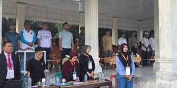 Pembukaan Open Turnamen Sepakbola Pasar Ujung Batu Cup I