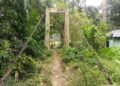 Kodim 0212/TS Bersama Warga Mulai Bangun Jembatan Gantung di Padang Bolak Julu