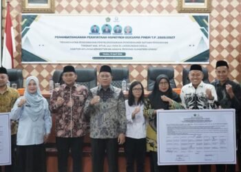 Kanwil Kemenagsu Gelar Penandatanganan Pernyataan Komitmen Bersama PMBM TP 2026/2027