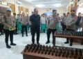 Kapolres Menerima Kedatangan Tim Divisi Mabes Polri di Polres Padang Lawas Dalam Rangka Pemeriksaan Senpi