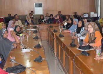 Harapkan Bantuan Banjir, Warga Securai Utara Audiensi ke DPRD Langkat