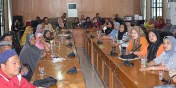 Harapkan Bantuan Banjir, Warga Securai Utara Audiensi ke DPRD Langkat